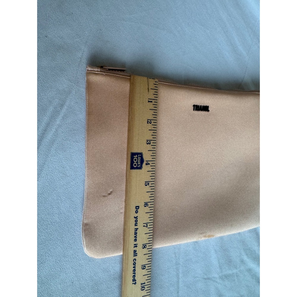 Triangl Rose Gold Neoprene Zip Clutch Pouch Beach Swim Wet Bag Minimalist Summer - Picture 8 of 8